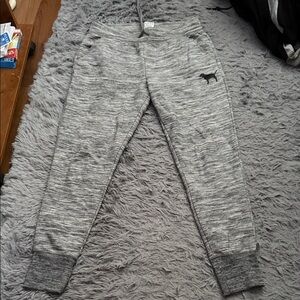PINK Victoria's Secret Heather Gray Kids Joggers